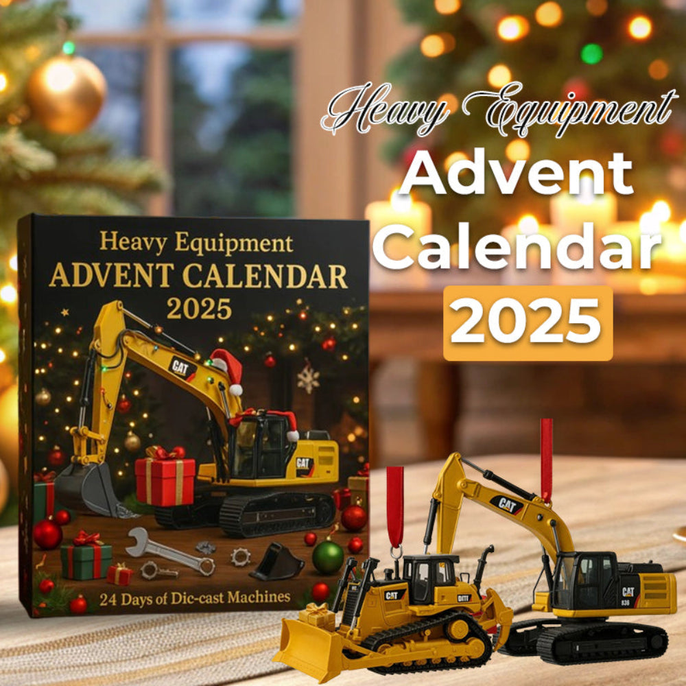 Heavy Equipment Advent Calendar 24 Miniature Construction Vehicles 0