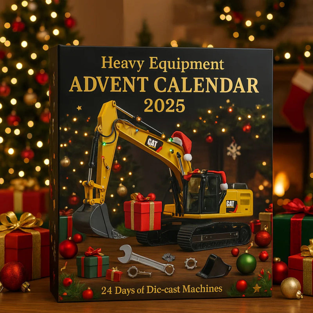 Heavy Equipment Advent Calendar 24 Miniature Construction Vehicles 4