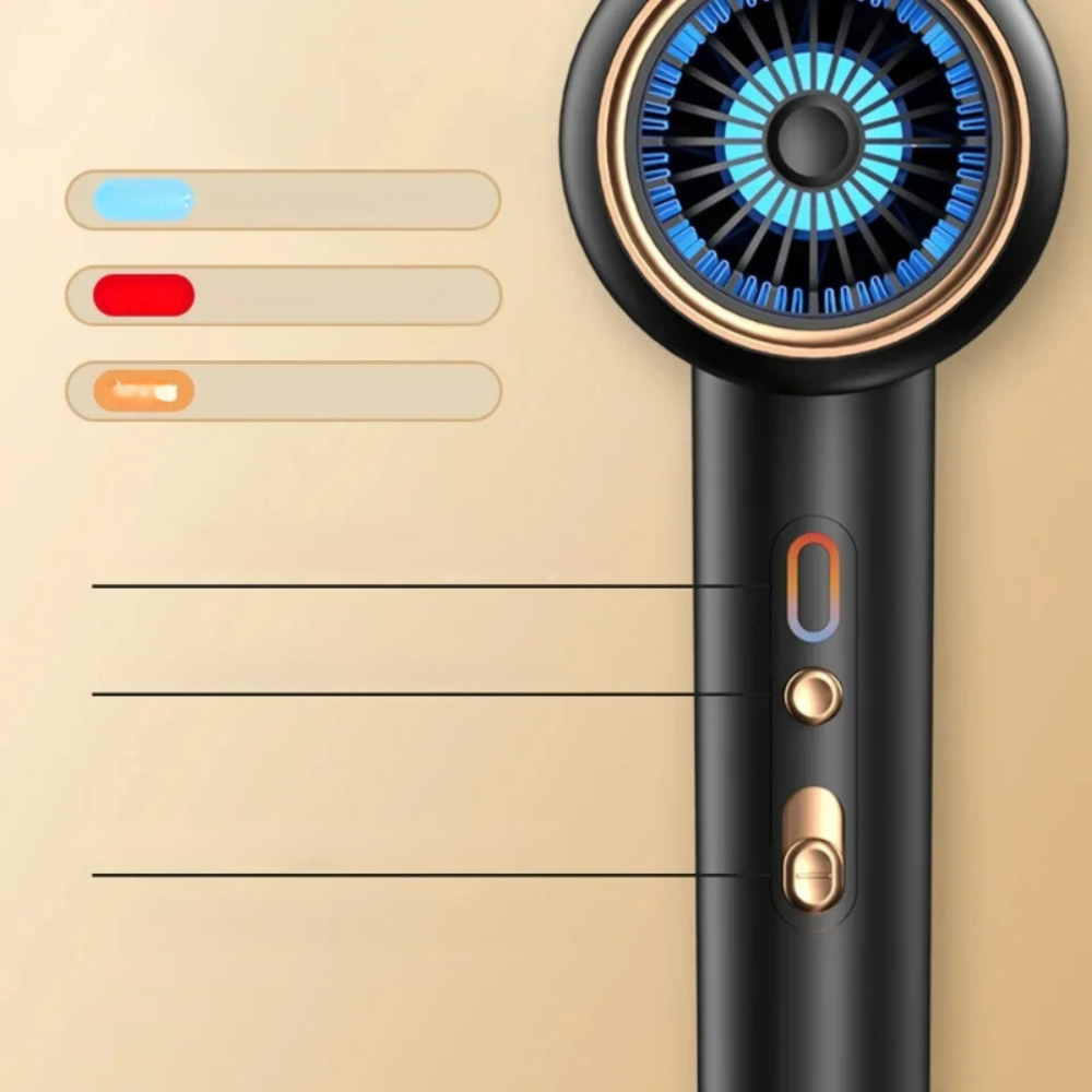 High-Power Blow Dryer Brush for Fast Drying and Salon-Quality Styling 6