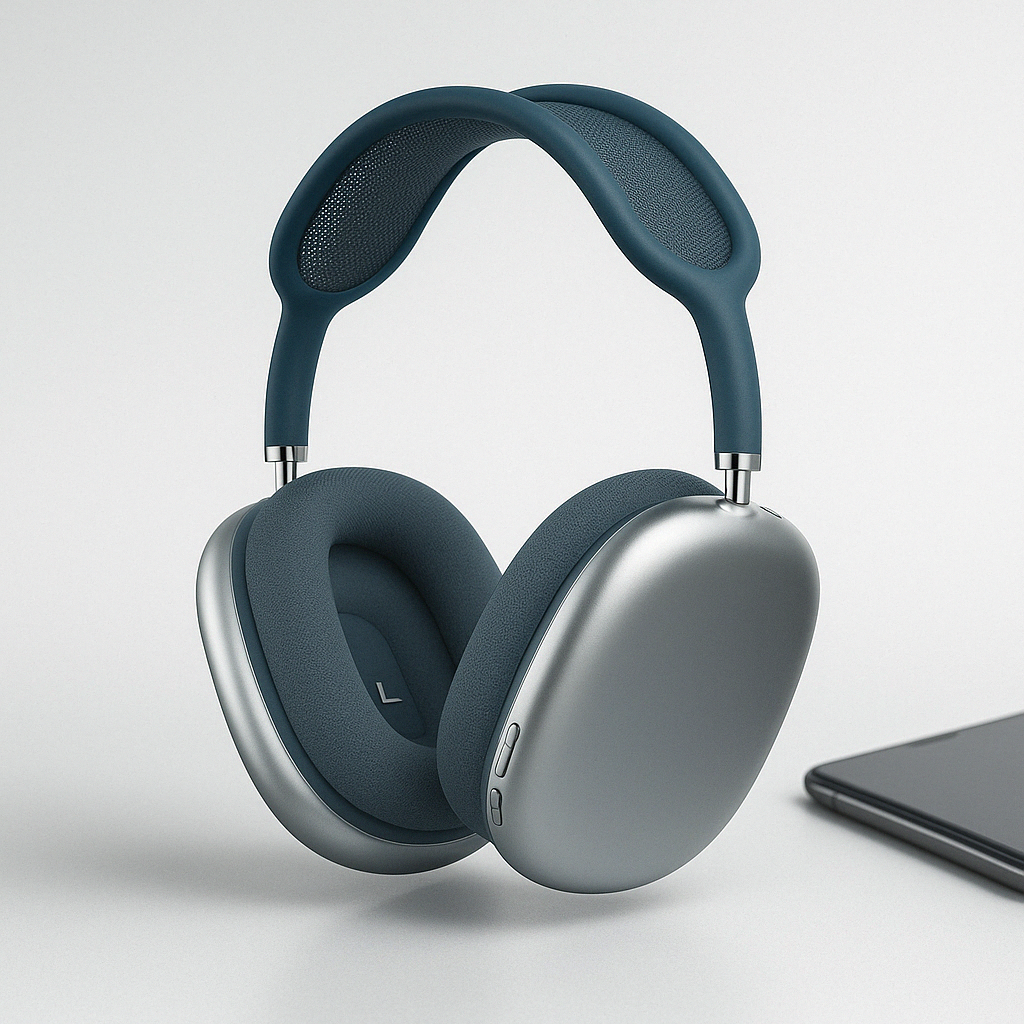 Wireless Over Ear Headphones Noise Cancelling Mic