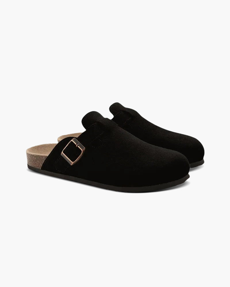 Men’s Suede Slip-On Clogs Shoes | Arch Support Slippers