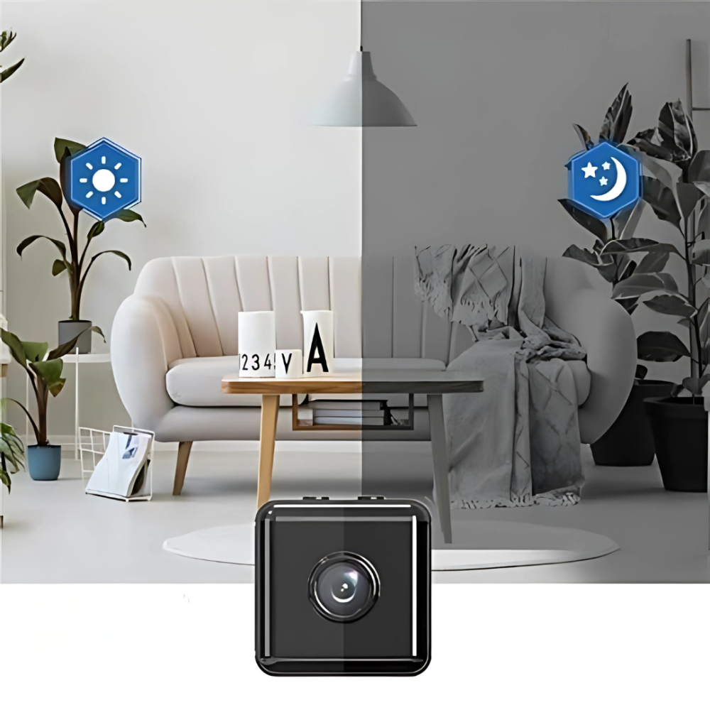 Wireless Indoor Security Camera 1080P HD Mini Hidden Spy Nanny Cam