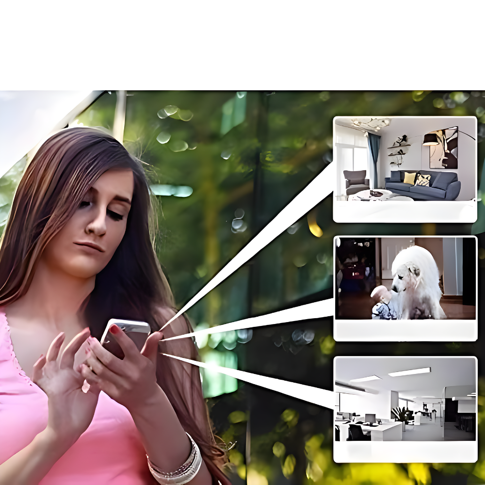 Wireless Indoor Security Camera 1080P HD Mini Hidden Spy Nanny Cam