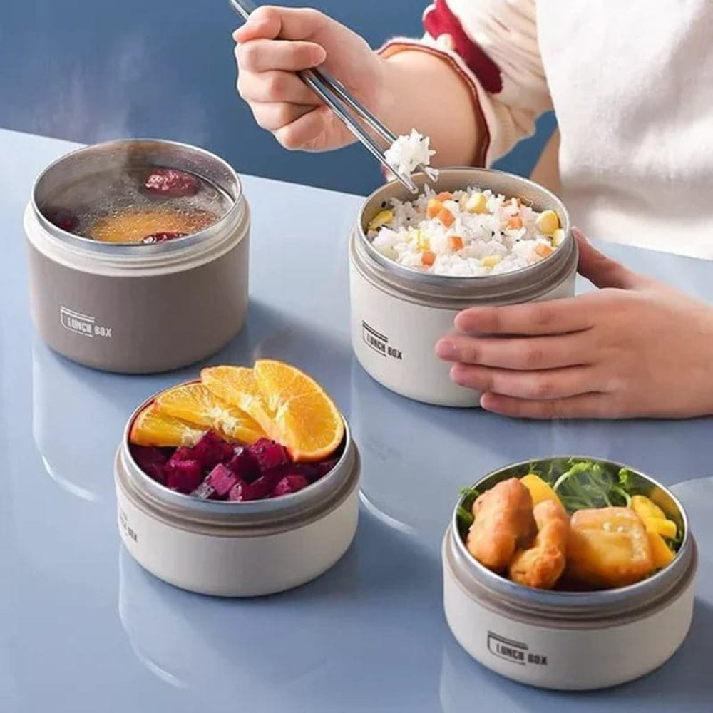 Insulated Lunch Box Leak-Proof Warm Meal Container for Kids 5