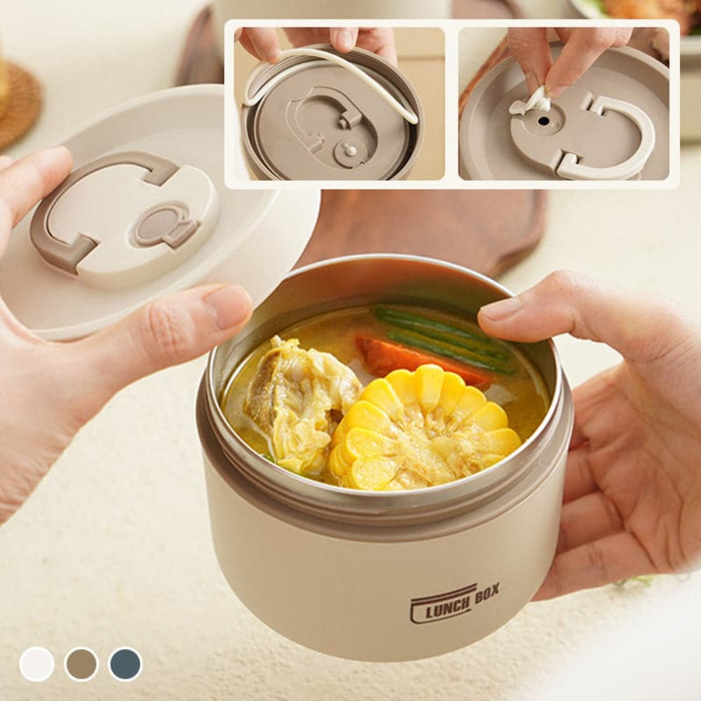 Insulated Lunch Box Leak-Proof Warm Meal Container for Kids 7