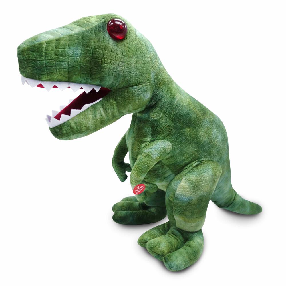 Interactive Plush Dinosaur Toy T-Rex Voice Mimicking Cuddly Fun 1