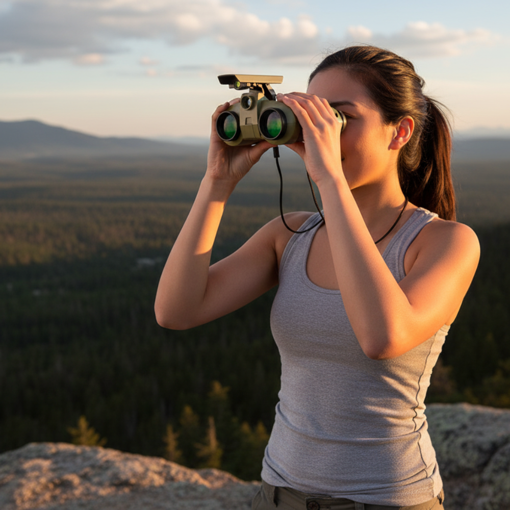 Kids Binoculars Night Vision Adjustable Lens