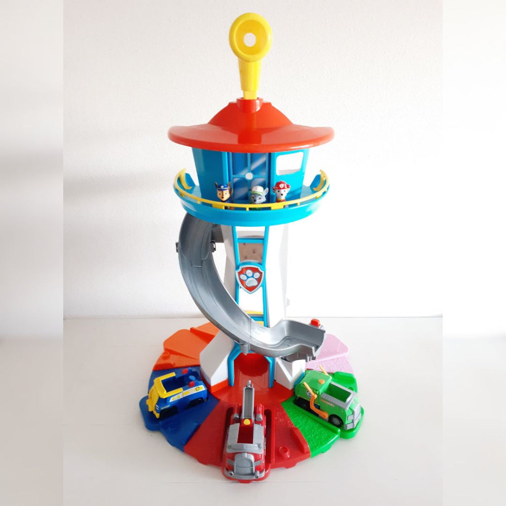 Kids Playset Slide Tower Toy Cars