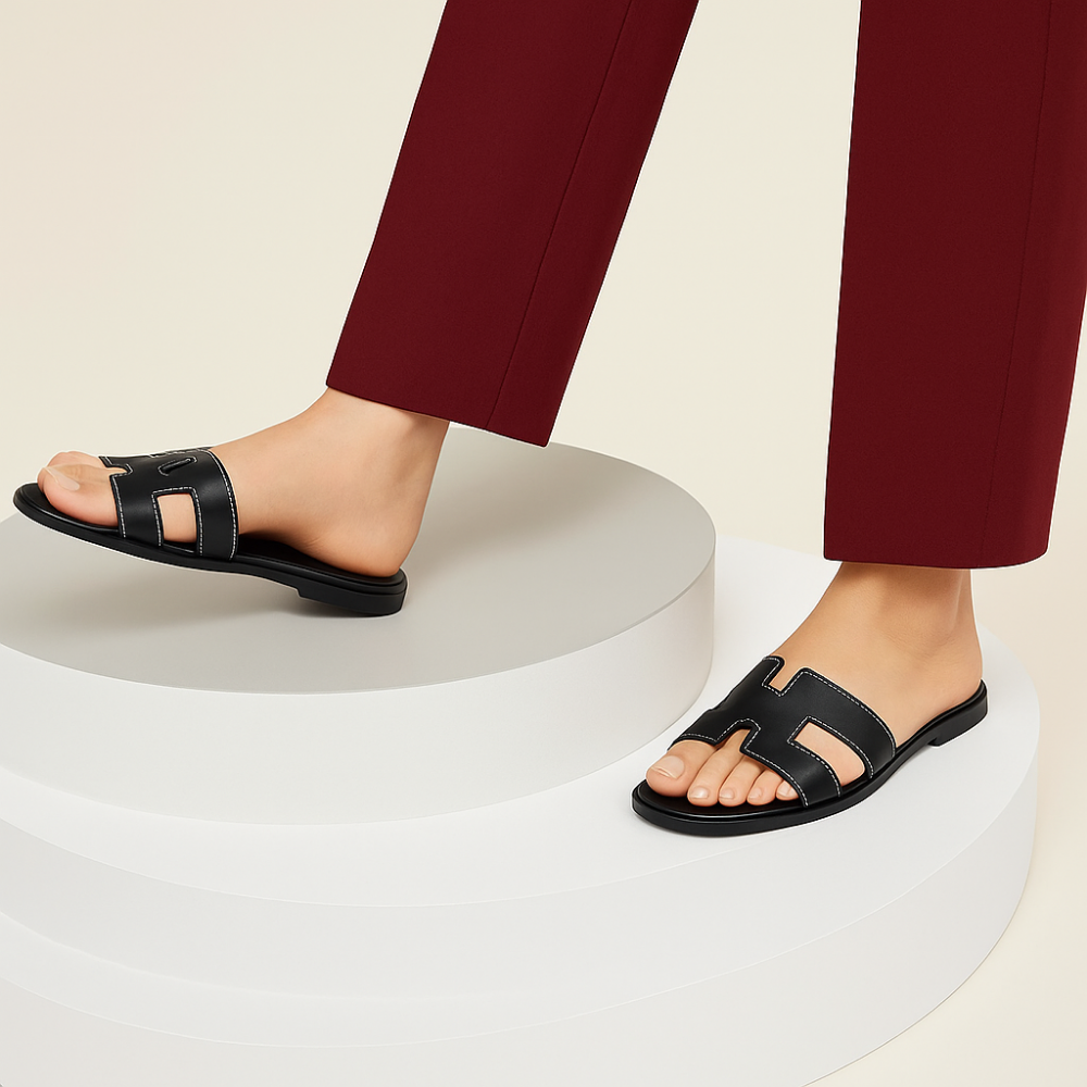 Women Summer Flats Sandals – Open Toe Slip On