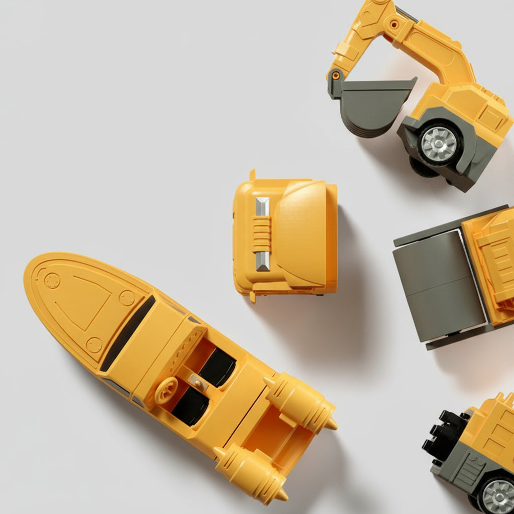 Magnetic Building Blocks RoboCar Set for Creative Kids 5