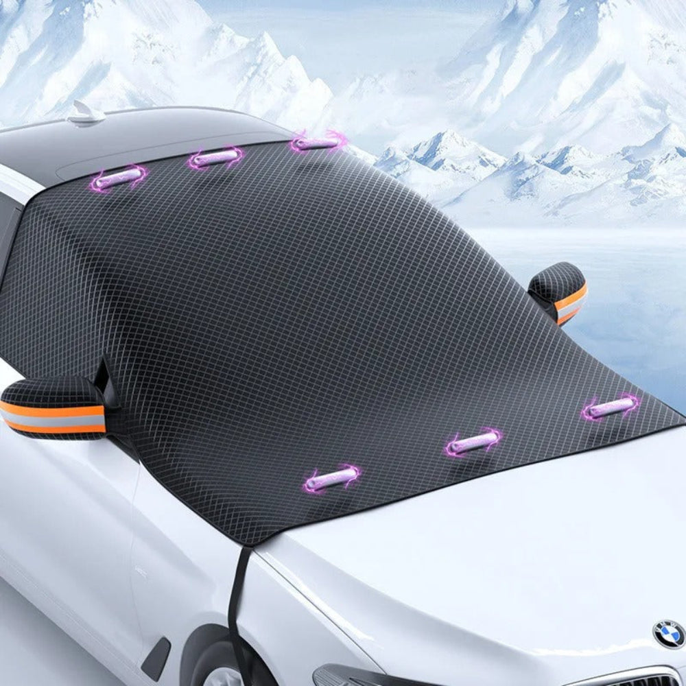 Magnetic Car Snow Cover All-Season Windshield Protector Oxford Fabric 1