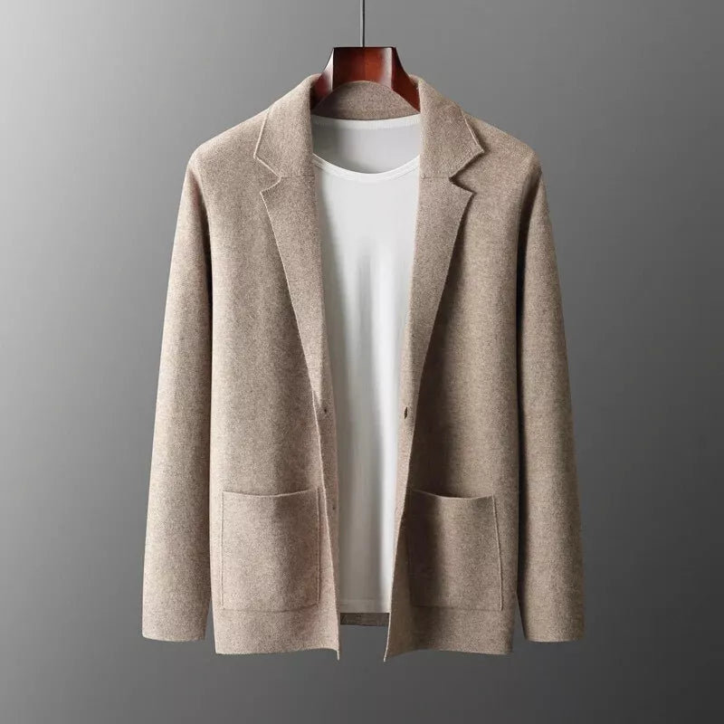Men's Knit Long Cardigan Sweater | Casual Oversized Fit