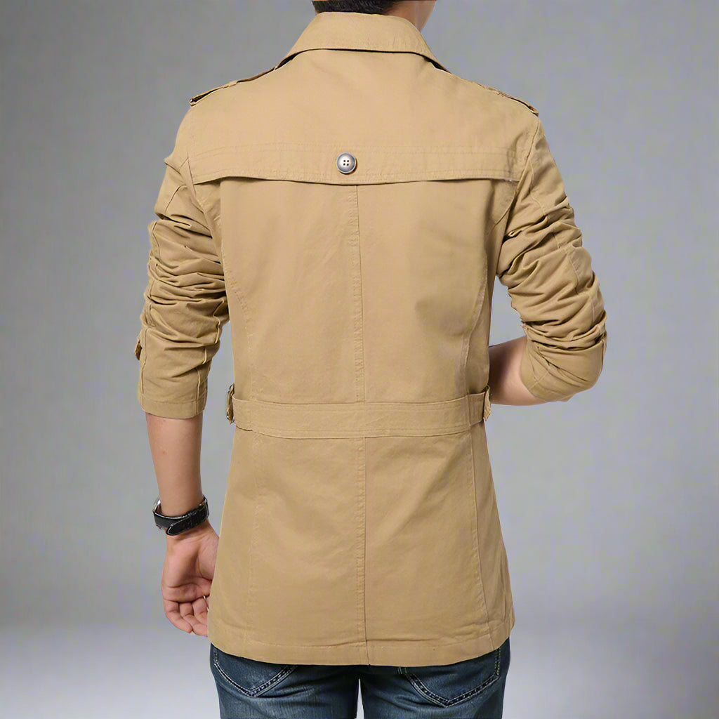 Men's Trench Overcoat | Long Lightweight Coat