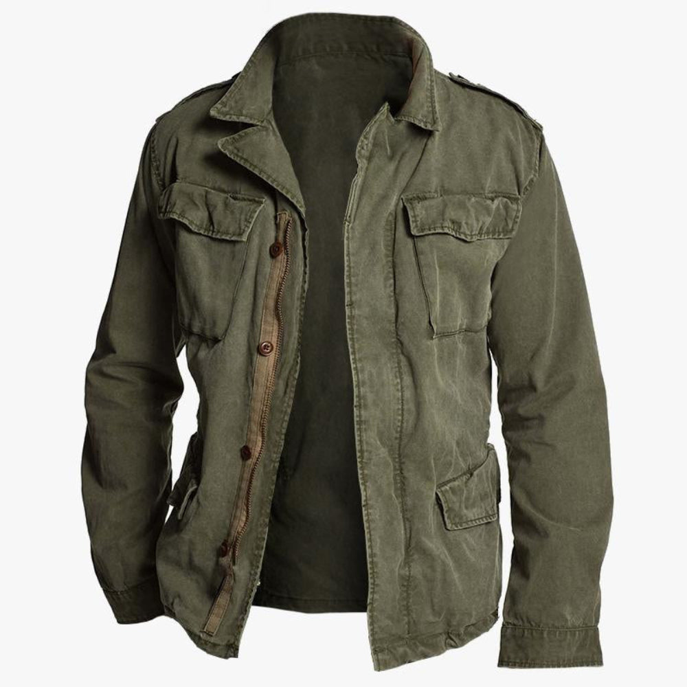 Men's Bomber Jacket - Lightweight Trench Style
