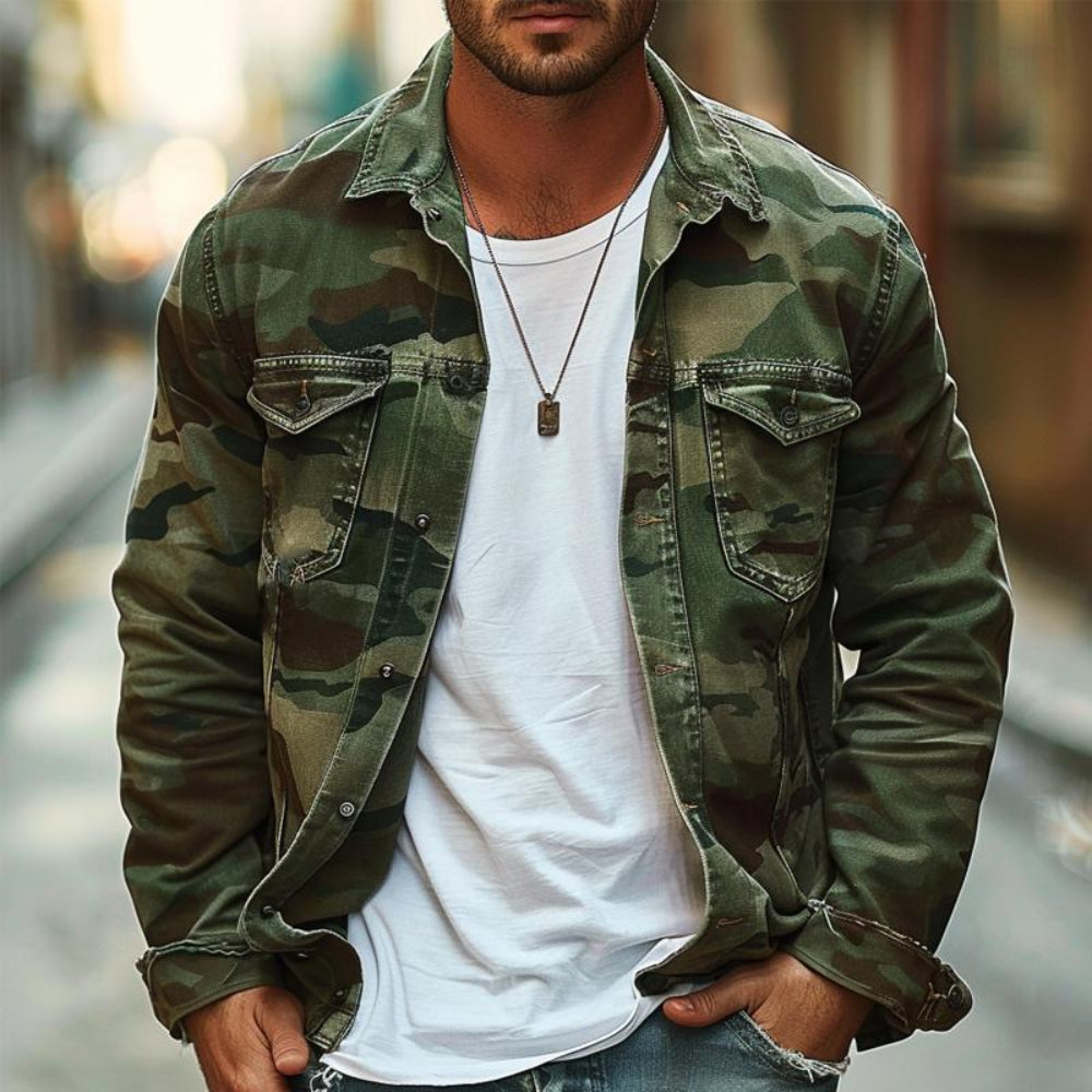 Men's Bomber Jacket - Lightweight Utility Style
