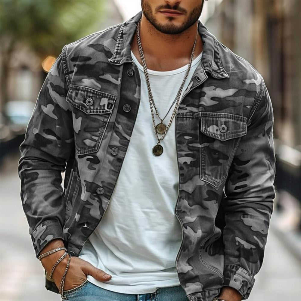 Men's Bomber Jacket - Lightweight Utility Style