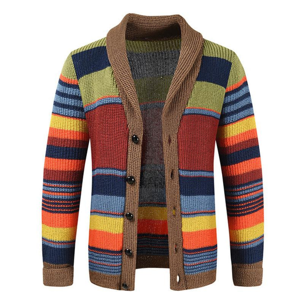 Men's Knit Cardigan Sweater - Long Jacket Oversized