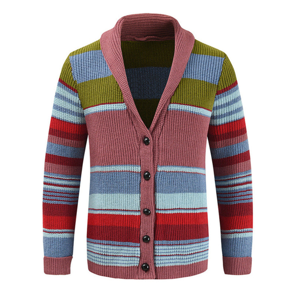 Men's Knit Cardigan Sweater - Long Jacket Oversized
