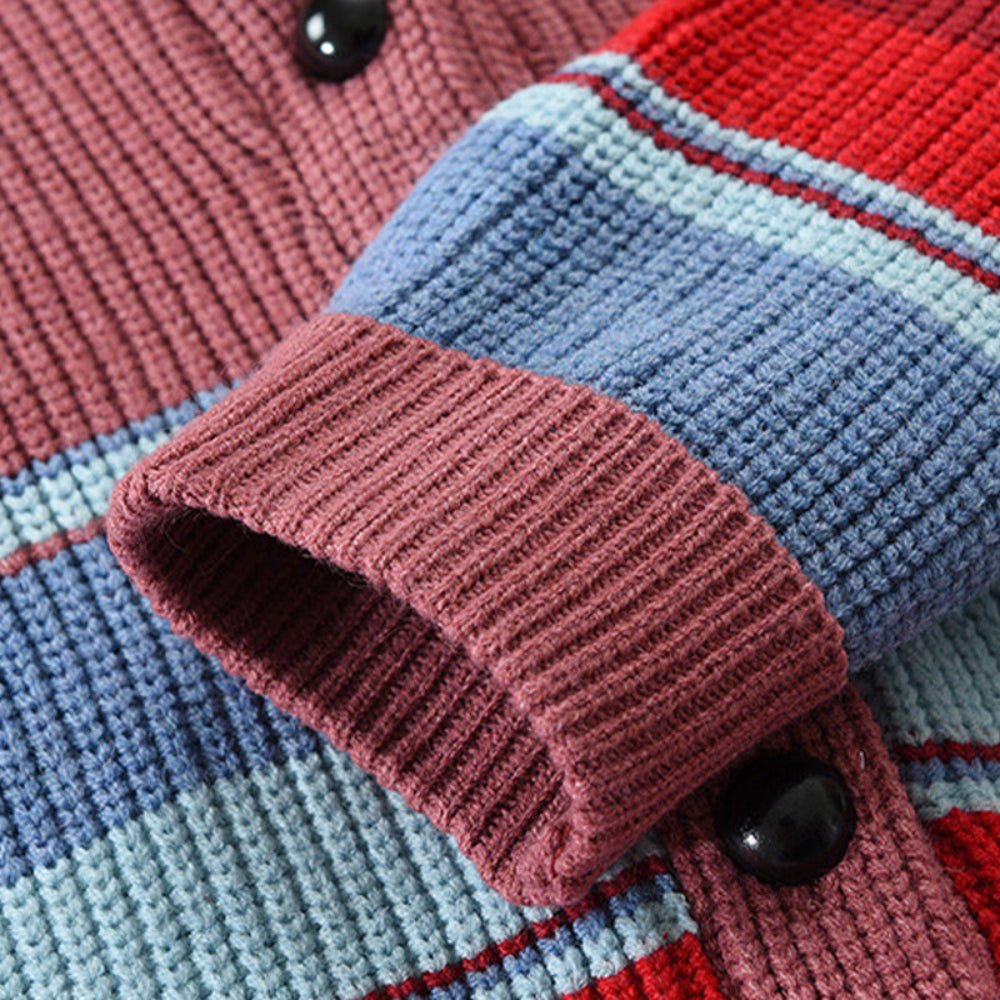 Men's Knit Cardigan Sweater - Long Jacket Oversized