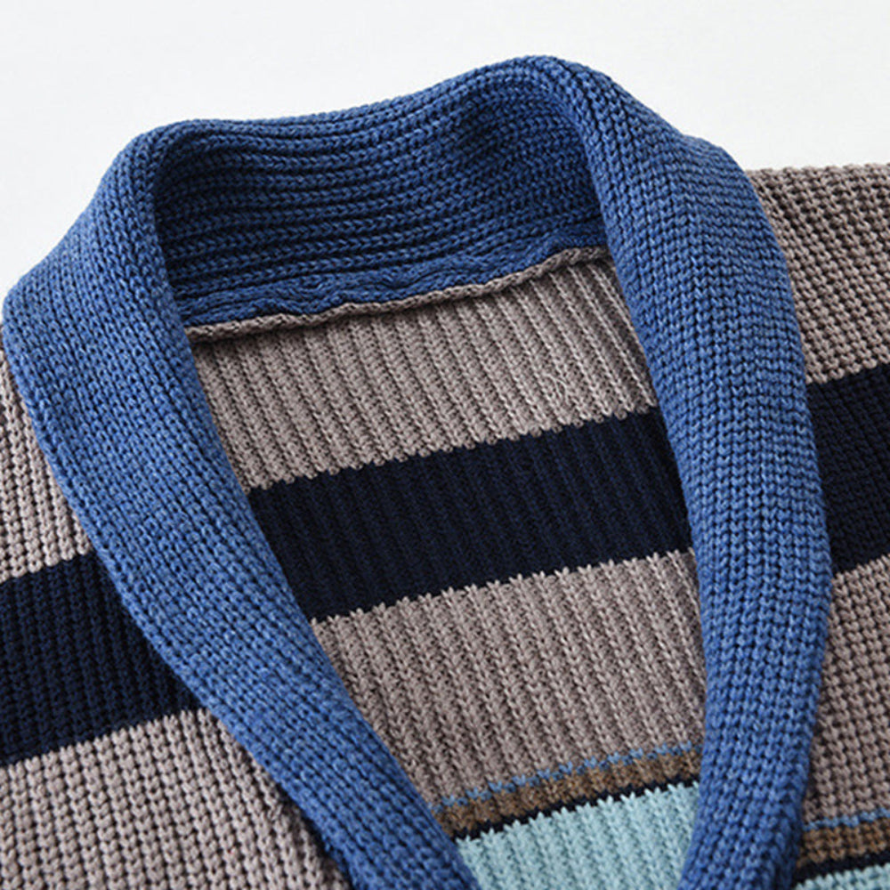 Men's Knit Cardigan Sweater - Long Jacket Oversized