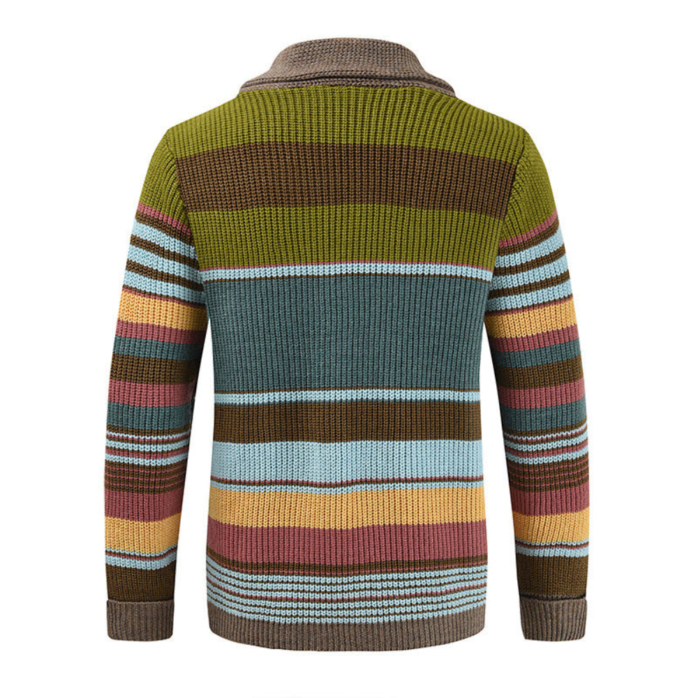 Men's Knit Cardigan Sweater - Long Jacket Oversized
