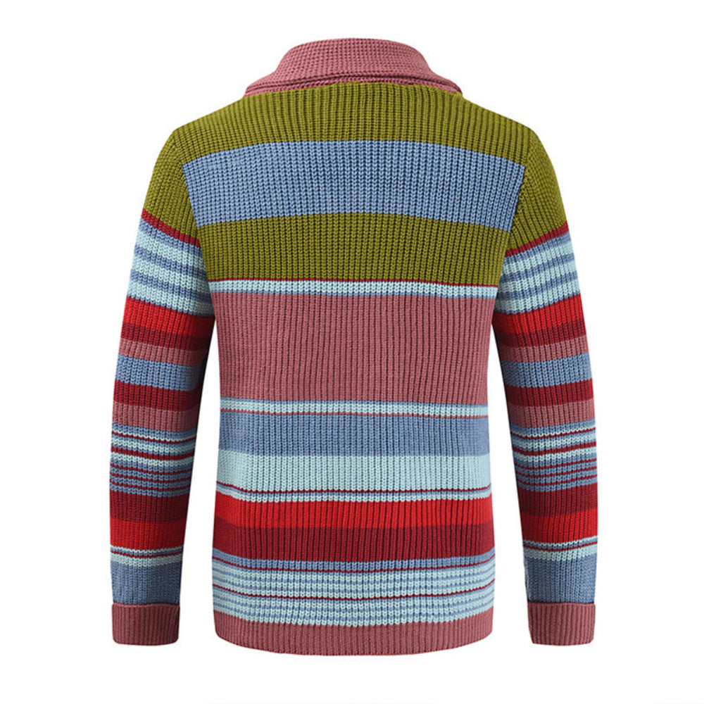 Men's Knit Cardigan Sweater - Long Jacket Oversized