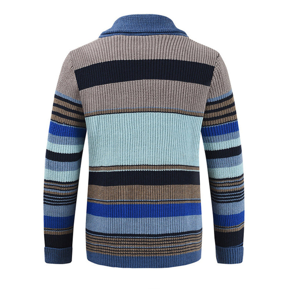 Men's Knit Cardigan Sweater - Long Jacket Oversized