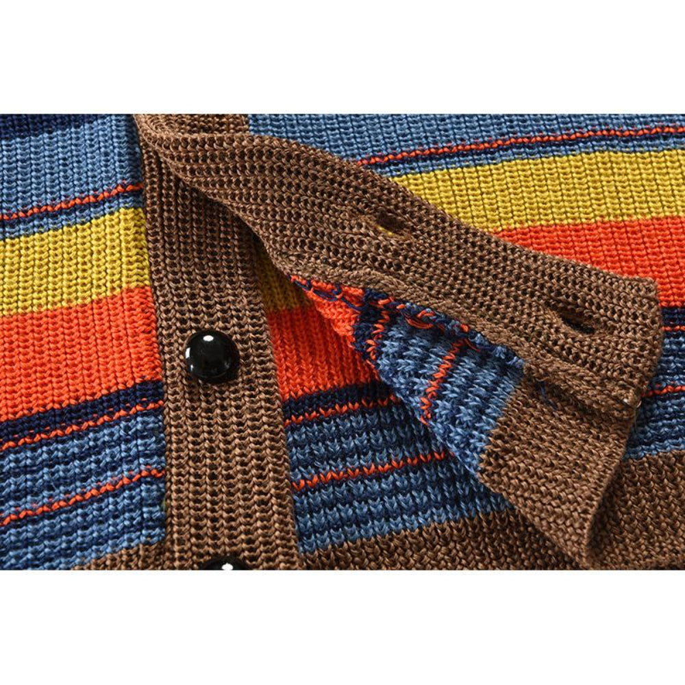Men's Knit Cardigan Sweater - Long Jacket Oversized