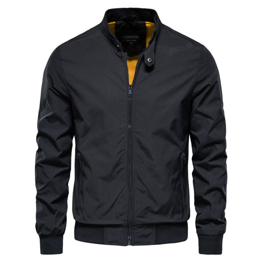 Men's Lightweight Bomber Jacket - Long Sleeve Windbreaker
