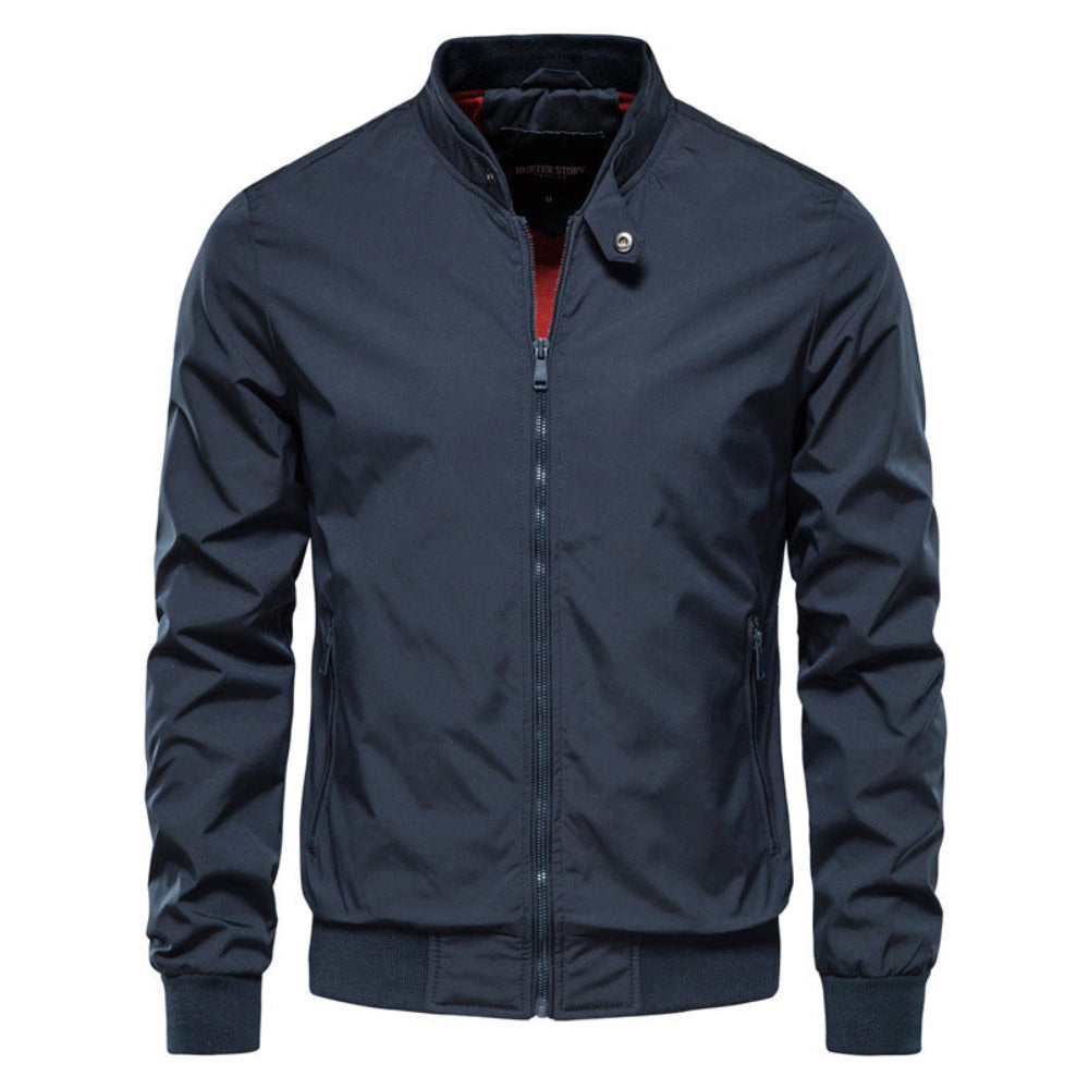 Men's Lightweight Bomber Jacket - Long Sleeve Windbreaker