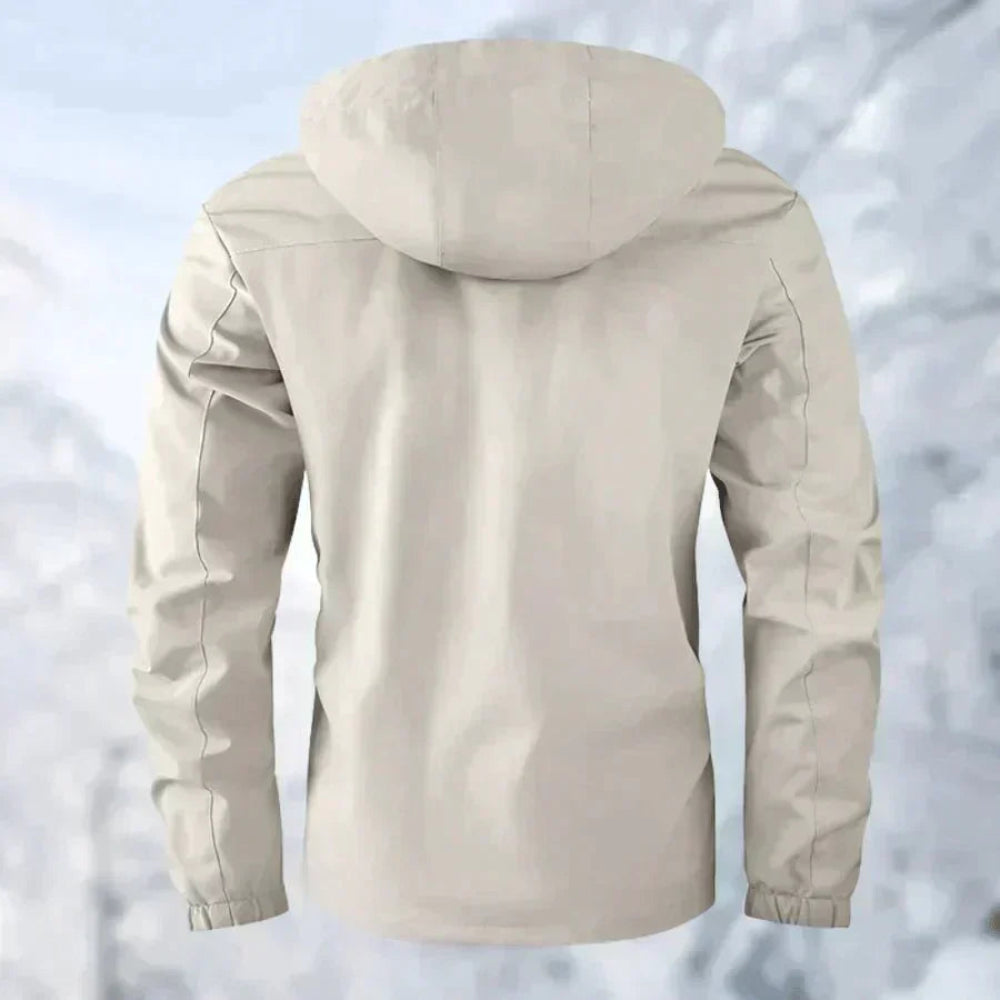 Men's Puffer Snow Jacket - Long Parka Windbreaker