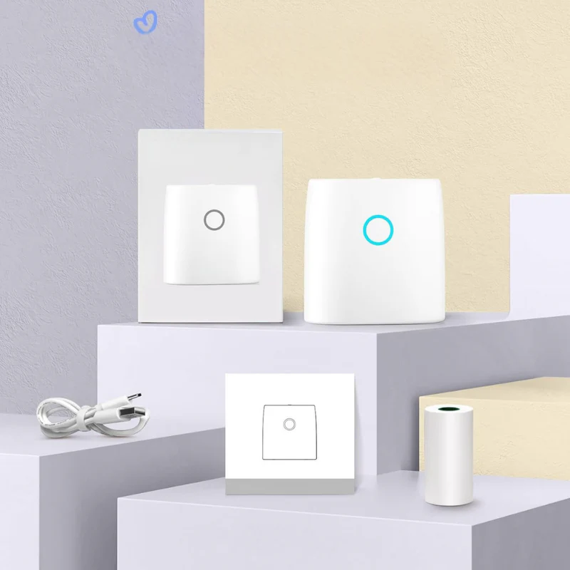 Mini Sticker Printer Bluetooth Portable Photo Printer Phone