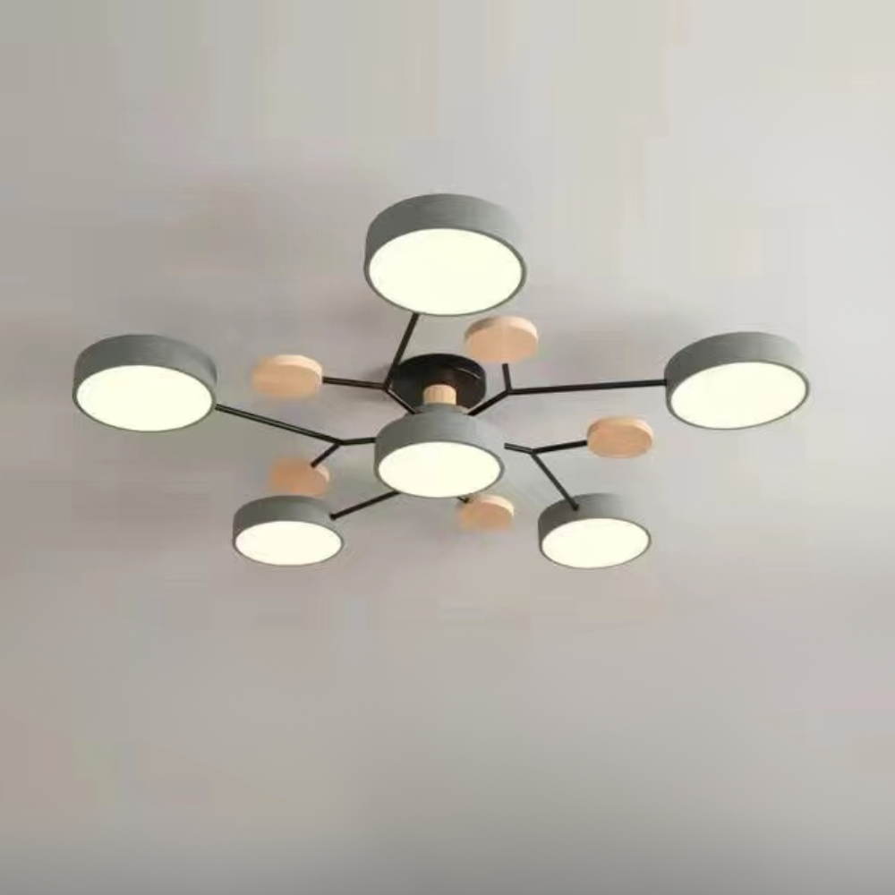 Modern LED Ceiling Light Flush Mount Fixture for Elegant Illumination 1