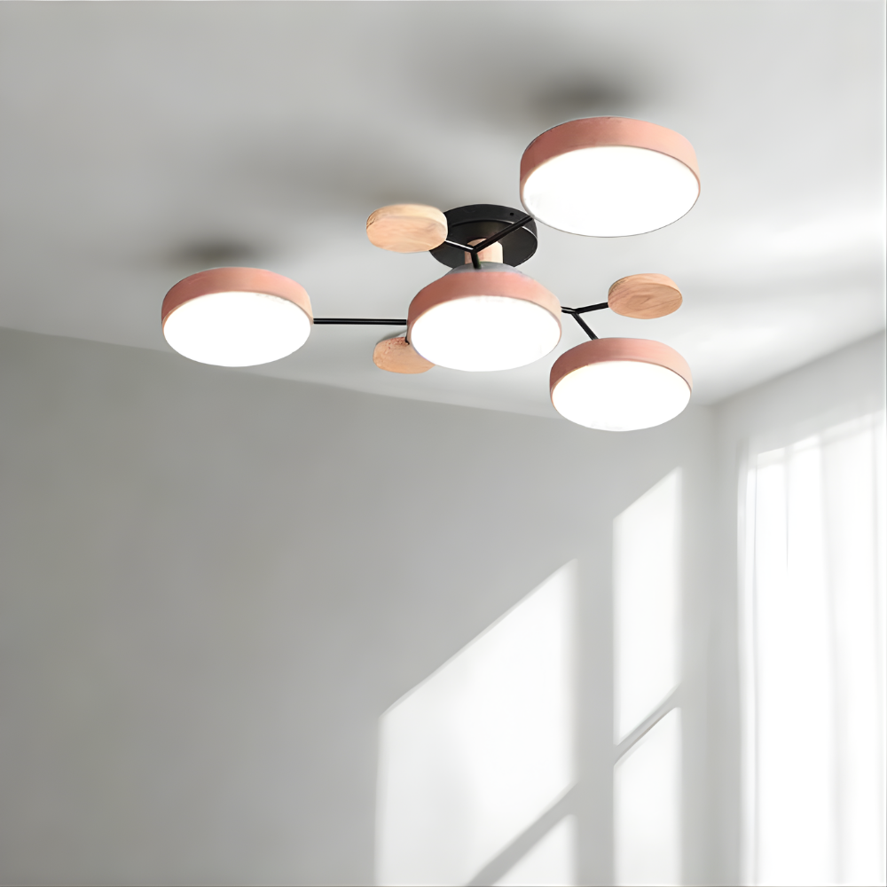 Modern LED Ceiling Light Flush Mount Fixture for Elegant Illumination 10