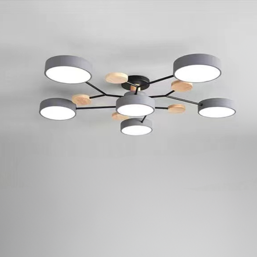 Modern LED Ceiling Light Flush Mount Fixture for Elegant Illumination 5