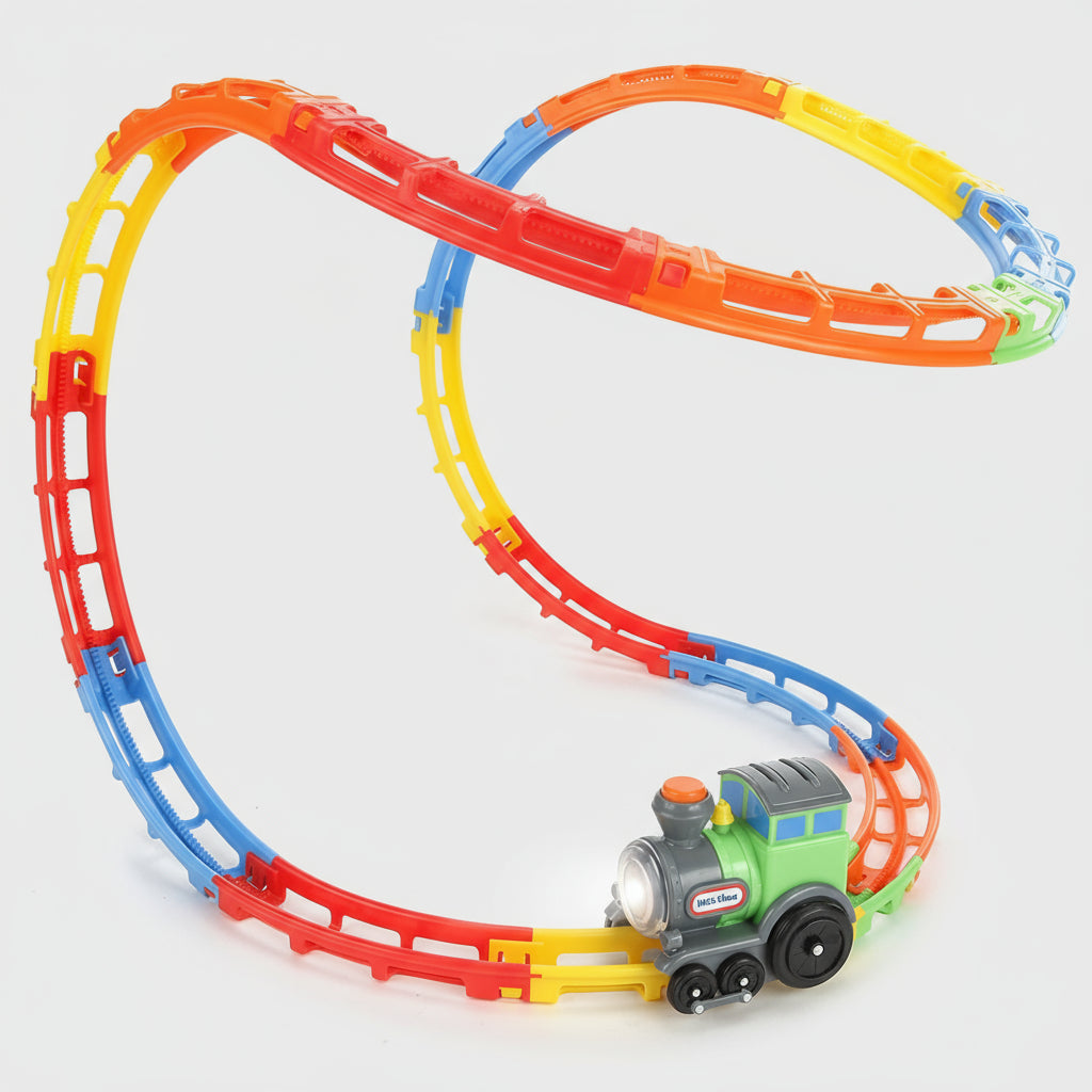 Motorized Train Set Customizable 3D Track Toy for Kids 3+ 0