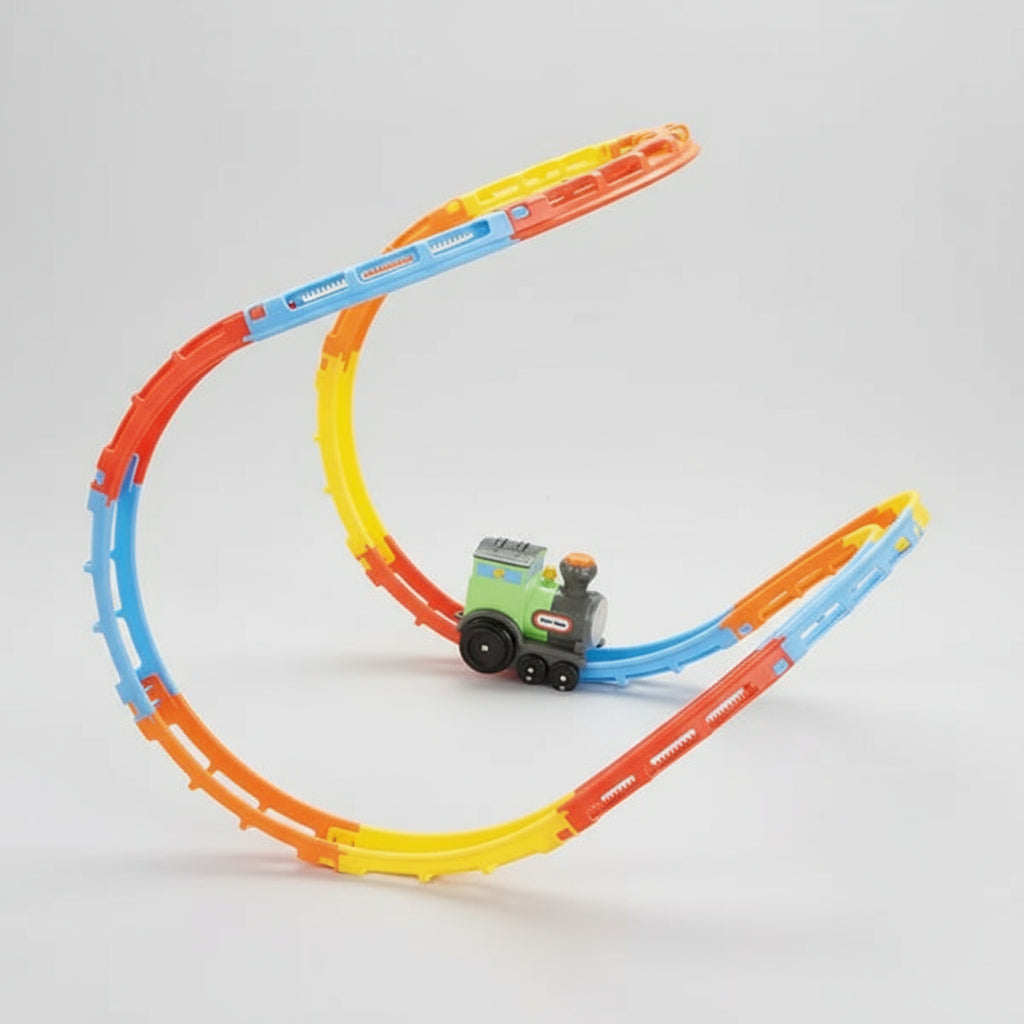 Motorized Train Set Customizable 3D Track Toy for Kids 3+ 2