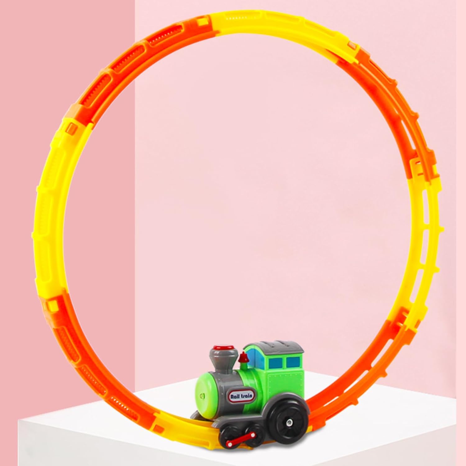 Motorized Train Set Customizable 3D Track Toy for Kids 3+ 6