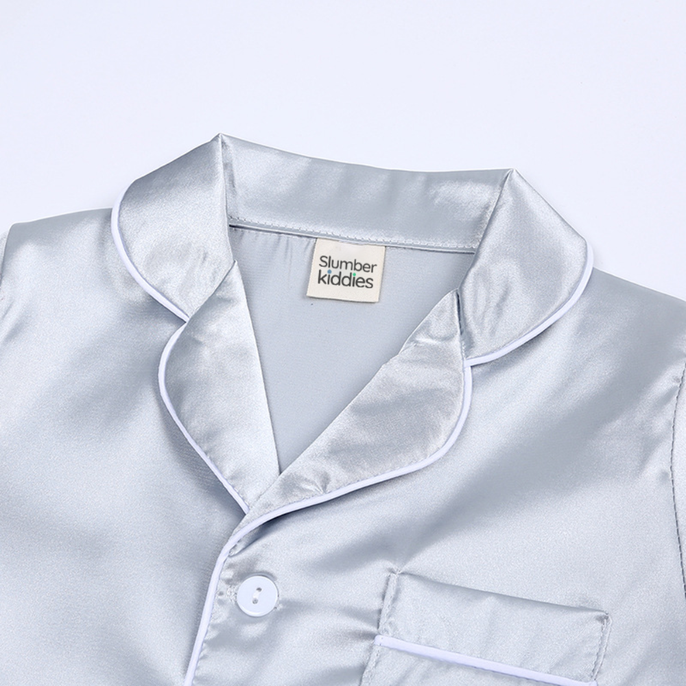 Silk Kids Pajama Set Pure Mulberry Comfort