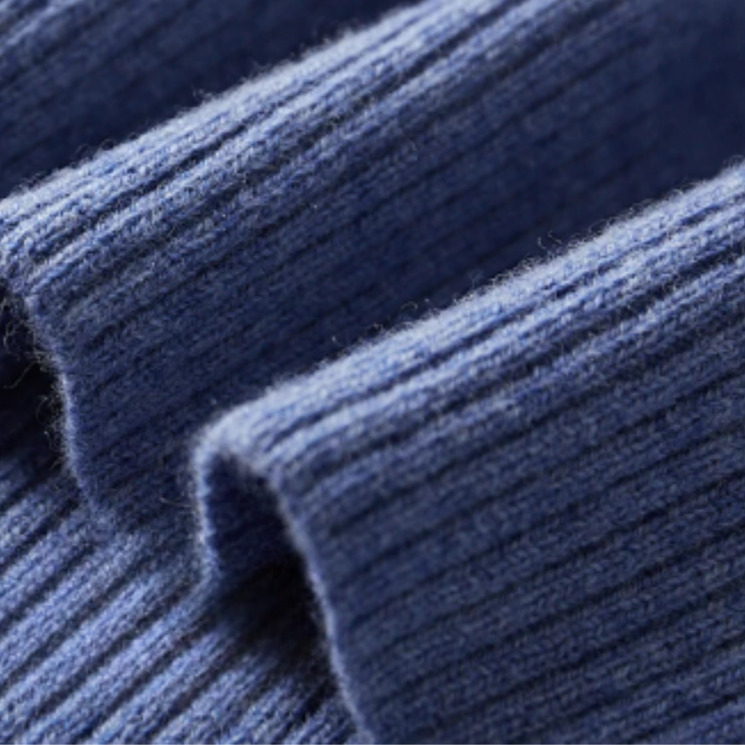 Men’s Oversized Knit Polo Shirt | Long Sleeve Casual Top