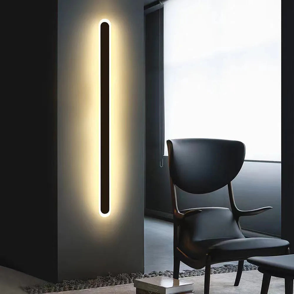 Outdoor Waterproof LED Wall Light Slim Bar Modern Design 3