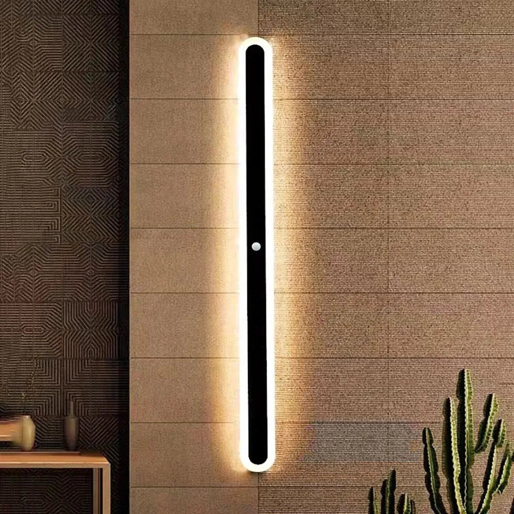 Outdoor Waterproof LED Wall Light Slim Bar Modern Design 4