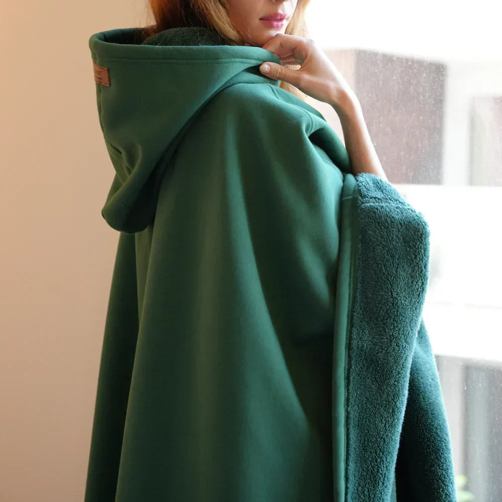 Oversized Hoodie Blanket Soft Cozy Wearable Comfort for Relaxation 1