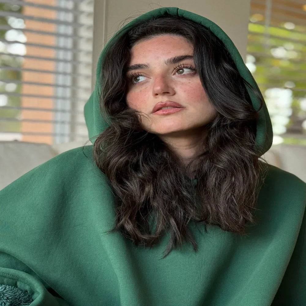 Oversized Hoodie Blanket Soft Cozy Wearable Comfort for Relaxation 2