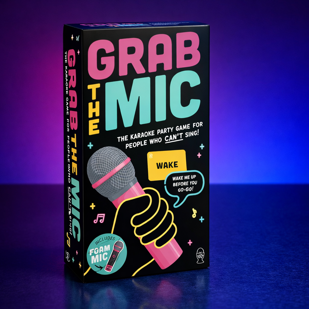 Party Game Karaoke Card Game Foam Microphone