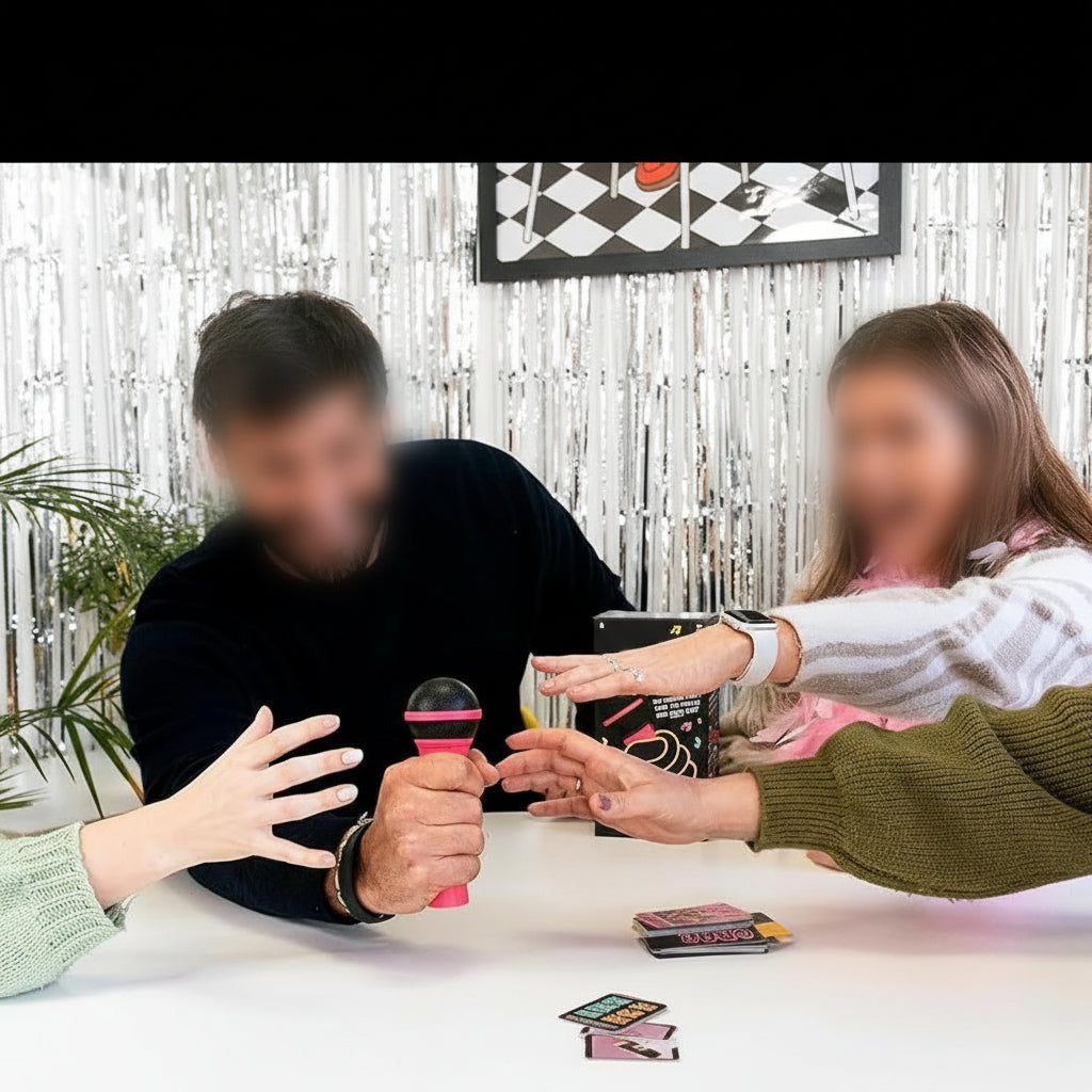 Party Game Karaoke Card Game Foam Microphone