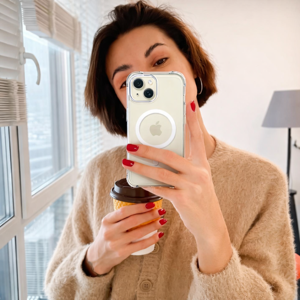 Phone Case Clear Protective Slim Shockproof Cover Camera Guard