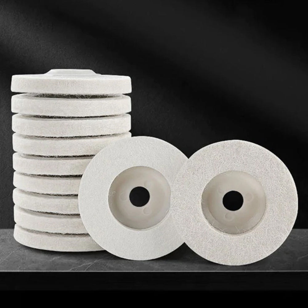 Polishing Wheel Wool Felt Disc Set Angle Grinder Buffing