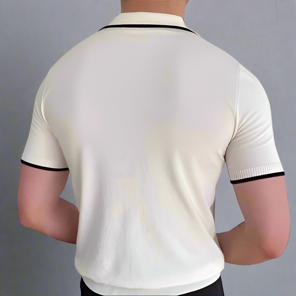 Men's Slim Fit Polo Shirt | Short Sleeve Knitwear