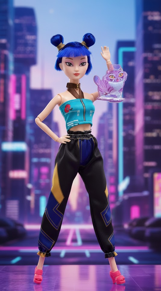 Anime Action Figure Kids Articulated PVC Vinyl KPop Style Doll